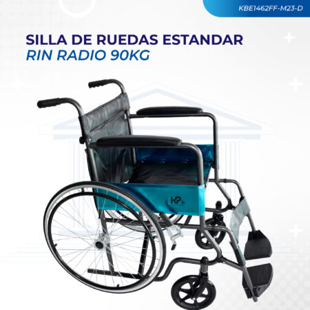 Silla de Rueda Estándar Rin Radio 90Kg